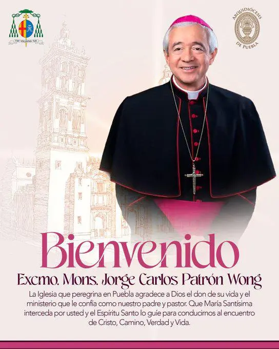 ¿Quién es Jorge Carlos Patrón Wong, nuevo Arzobispo de Puebla?