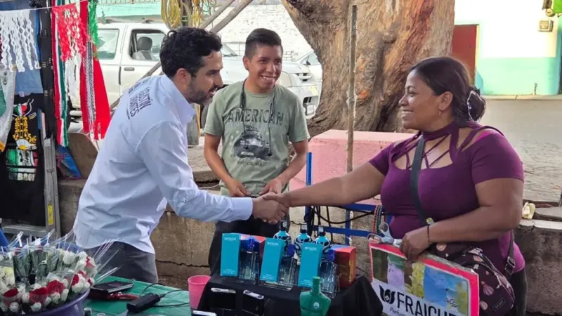 Los hechos son los que avalan nuestras gestiones por las familias: Agustín Dorantes