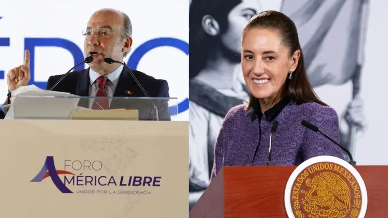 Sheinbaum se burla de Calderón por pedir candidaturas para derrotar a Morena