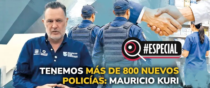 “Tenemos más de 800 nuevos policías”: Mauricio Kuri