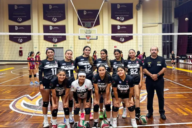Halconas de la Uvaq se coronan en el Festival Estatal de Voleibol