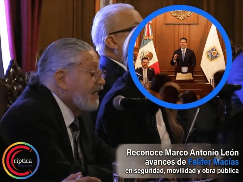 Reconoce Marco Antonio León avances de Felifer Macías en seguridad, movilidad y obra pública