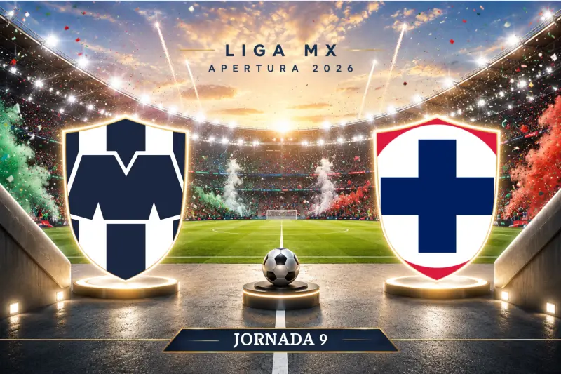 Monterrey vs. Cruz Azul: ¿Dónde y a qué hora ver el choque de la Jornada 9?