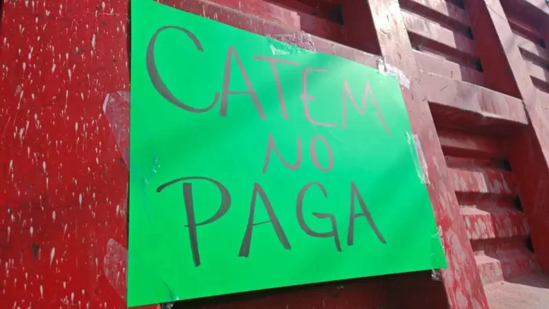 Amenazan transportistas parar obras del Trolebús en Ixtapaluca