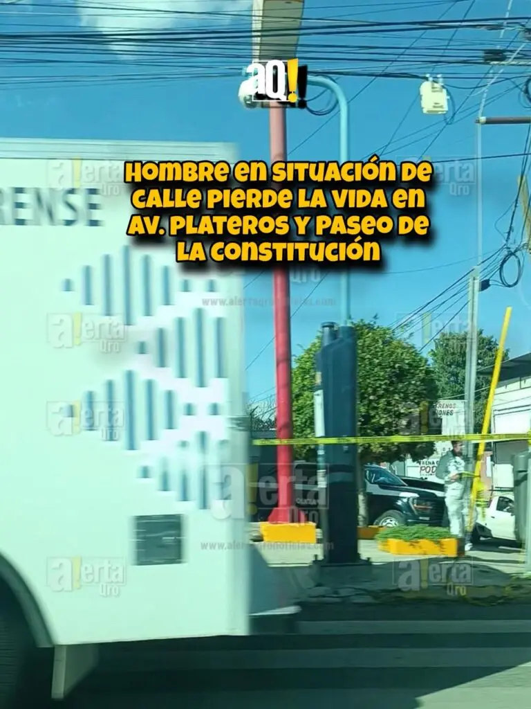 Fallece hombre en situación de calle en Paseo de la Constitución en Querétaro