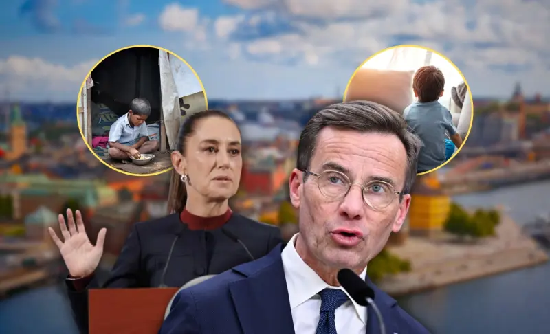 Mientras en México la pobreza puede reflejarse en techos de lámina y colonias sin servicios, en Suecia los hogares más vulnerables cuentan con vivienda digna, salud garantizada y apoyo estatal