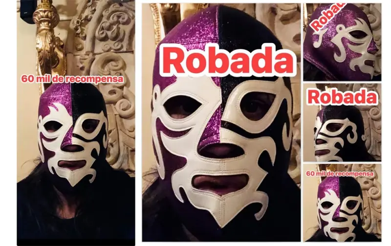 Ofrecen 60 mil pesos por máscara robada en Festival de Lucha Libre