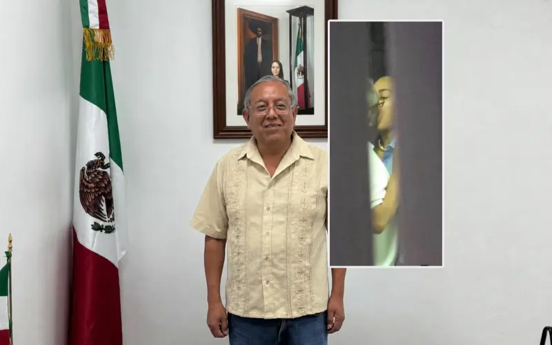 Captan intimando en la oficina a director de Movilidad de Cuernavaca, Anastacio Solís