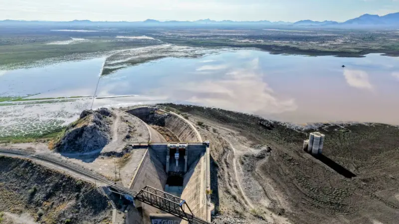 Las lluvias disparan el nivel de las presas de Sonora: Abelardo L. Rodríguez supera el millón de metros cúbicos y El Molinito sube a 13.36 millones