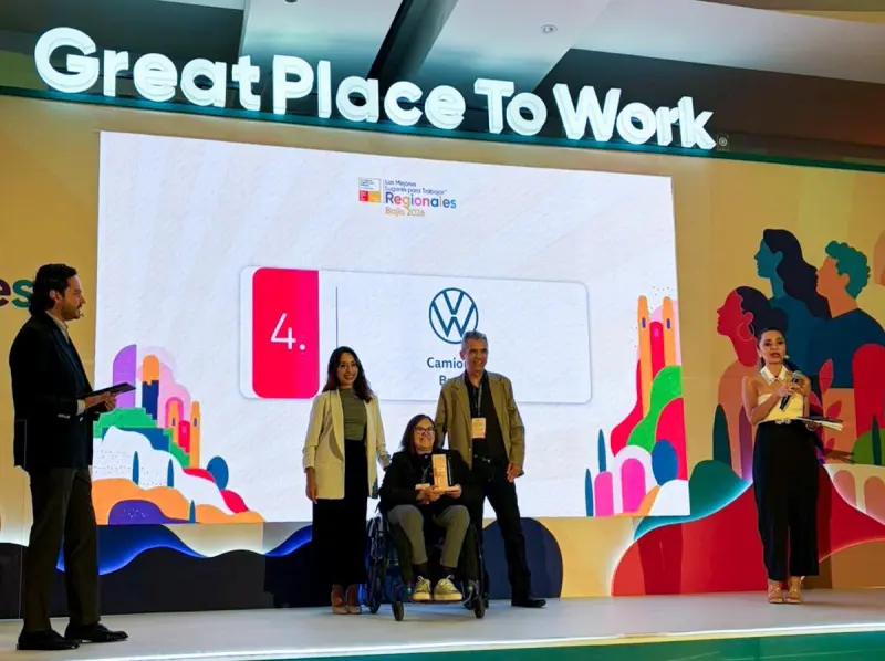 Volkswagen Truck & Bus México dentro del Top 5 de los Great Place to Work