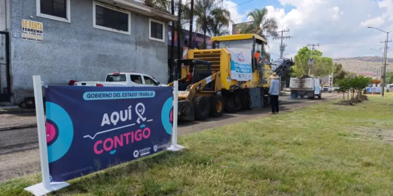 Inicia CEI rehabilitación de calles en San Juan del Río con inversión de 20 millones de pesos