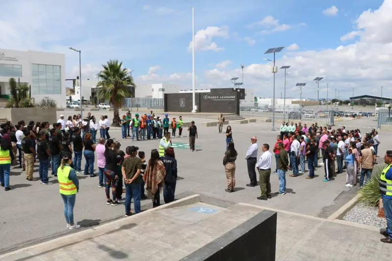 Más de 132 mil personas participaron en Simulacro Nacional en SLP