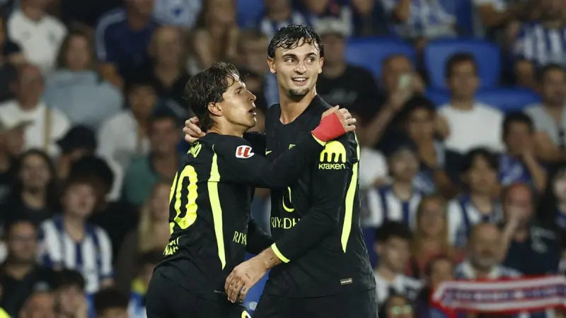Atlético de Madrid golea sobre el final; Obed Vargas 'borrado'