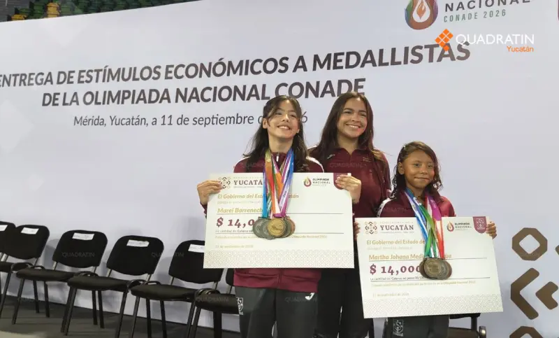 Destacan yucatecas en la Olimpiada Nacional
