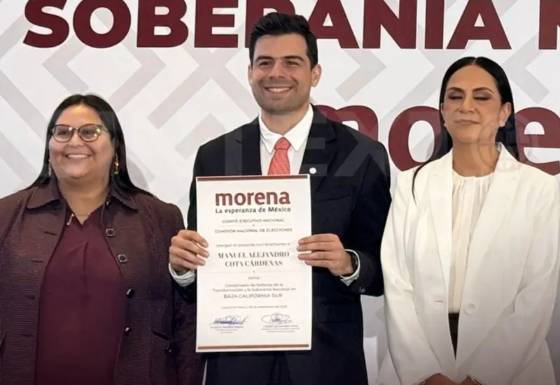 Morena designa a Manuel Cota coordinador en Baja California Sur rumbo a 2027