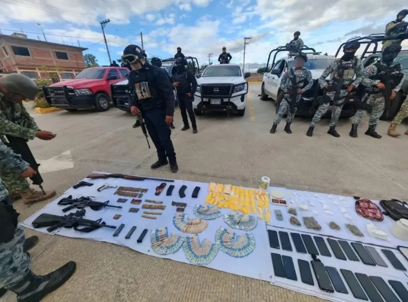 Desmantela Fiscalía centro de drogas y detiene a 5 en Miahuatlán