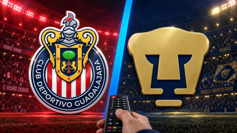Chivas vs Pumas: Dónde ver y a qué hora comienza el partido de la Jornada 8