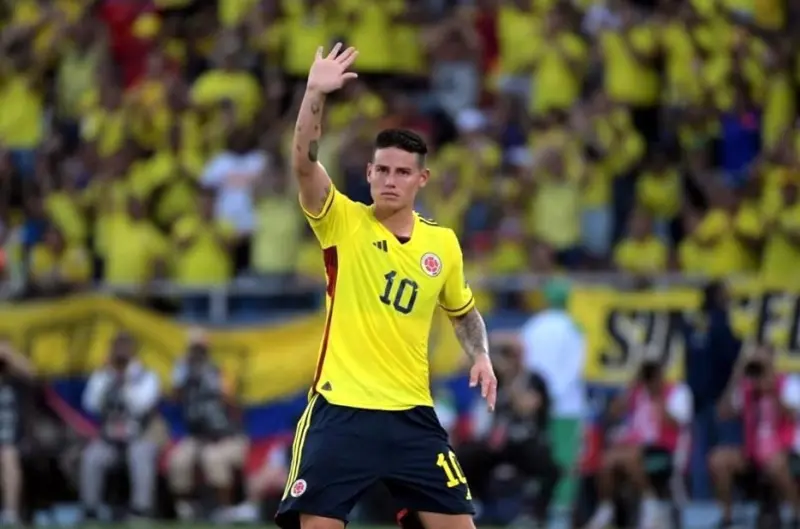 James Rodríguez anuncia su retiro de la selección Colombia