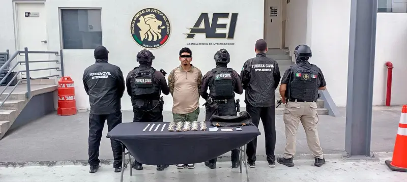 Generador de violencia, de tan solo 23 años, es detenido en NL
