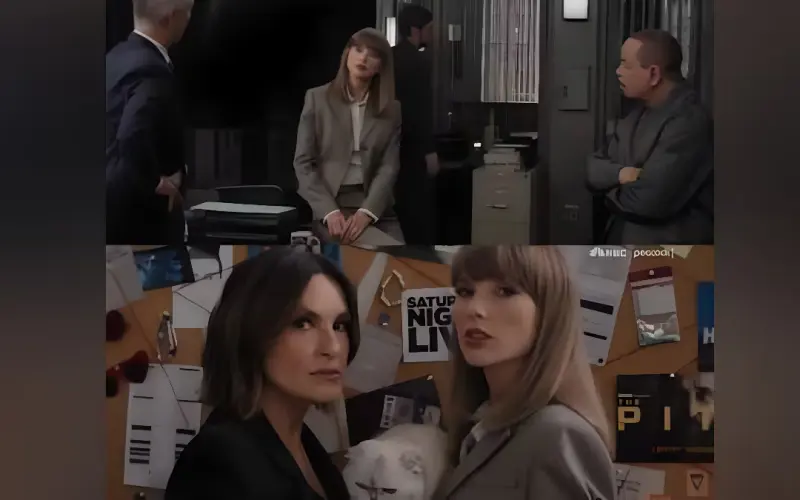 Taylor Swift encarnó a una detective recreando sketch de “La ley y el orden” en los Emmy