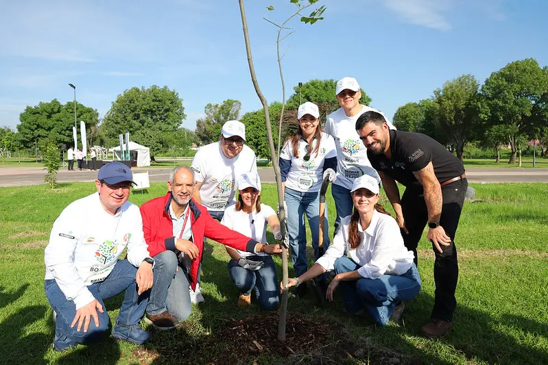 Faltan 65 árboles a la AMBU para completar su meta de arborización de 2026
