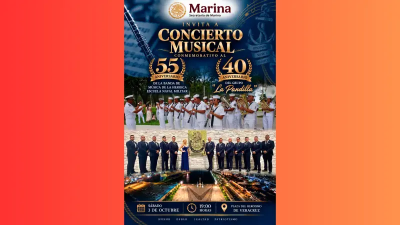 Concierto conmemorativo de Banda de Música de la Heroica Escuela Naval