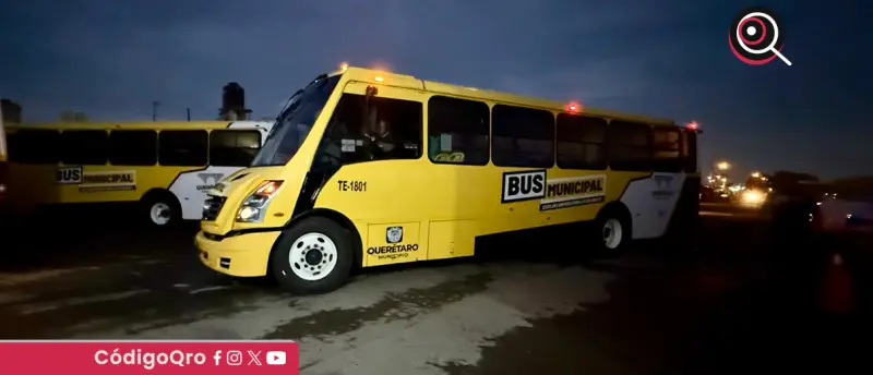 Transporte Escolar Gratuito inicia operaciones para el ciclo escolar 2026-2027