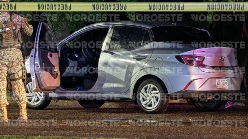 Hieren de bala a menor pasajero de transporte por plataforma en Mazatlán