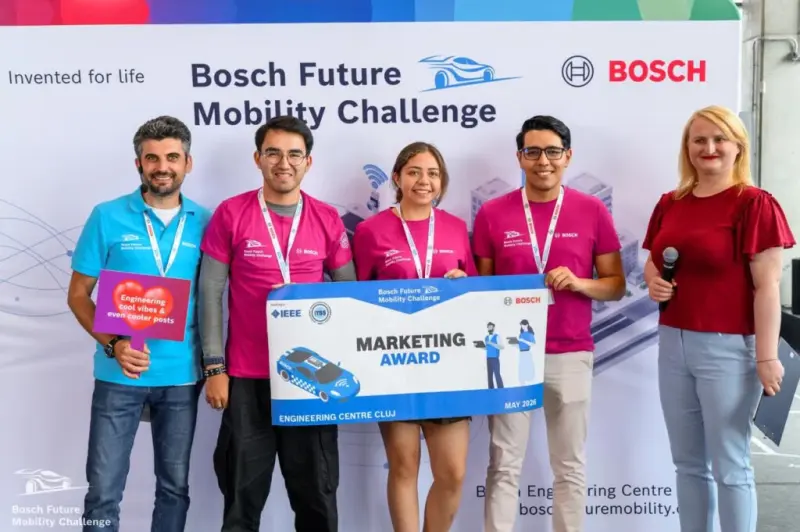 “Troyanrobotics” hace historia al clasificar en el Top 10 del Bosch Future Mobility Challenge, en Rumania