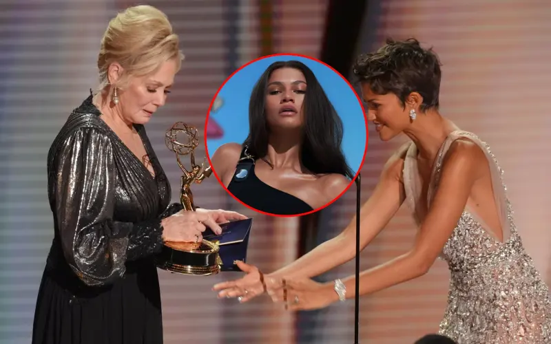 Zendaya lució en los Emmys 2026 con cabello corto y un vestido de cristales que resaltó su silueta