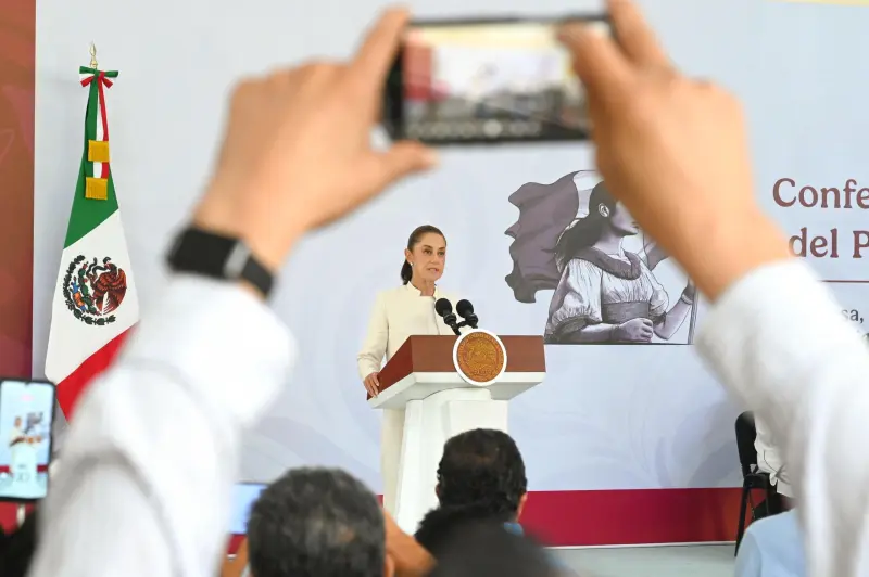 Destaca Sheinbaum reducción de 54% en homicidios en Tabasco