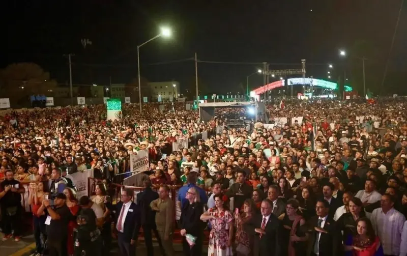 Más de 60 mil juarenses gritaron "¡Viva!"