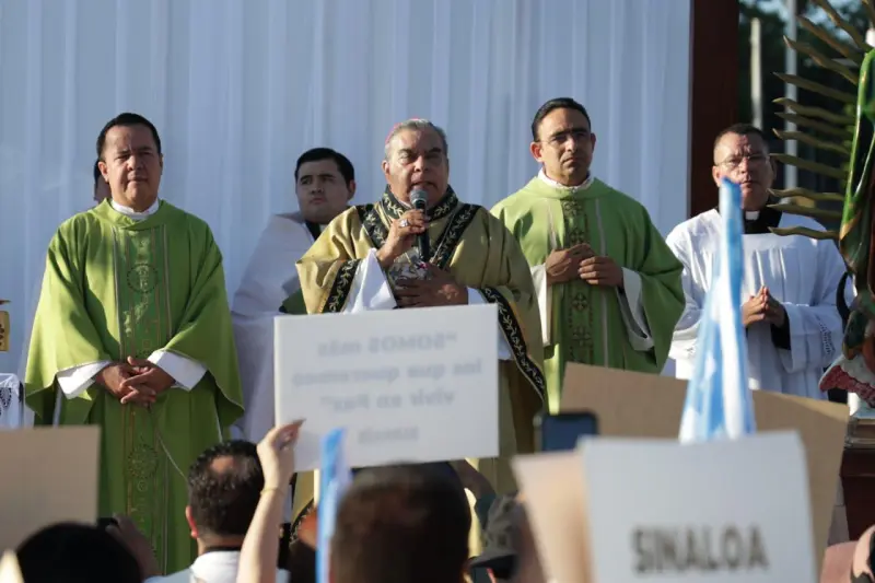 Ofrece Obispo de Culiacán misa por la paz previo a marcha este domingo
