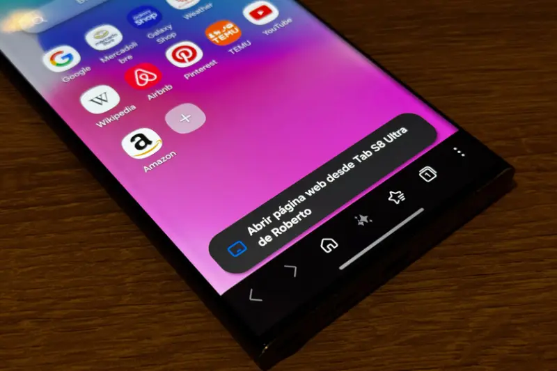 Deja de enviarte cosas a ti mismo: tu Samsung puede compartirlas entre celular y tablet
