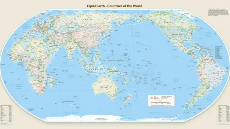 Con el voto en contra de Estados Unidos, la ONU decide reemplazar el mapa que todos conocemos por uno que muestra el verdadero tamaño de cada país
