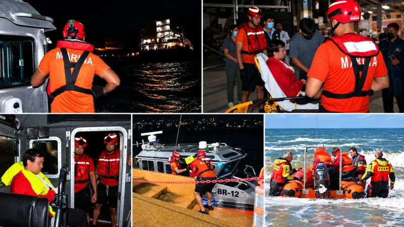 Huracán Rachel: rescatan a tripulante ruso en Acapulco (Fotos)