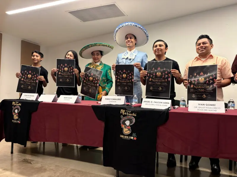 La Fiesta del Mariachi llegará a Mérida con más de 18 cantantes en escena