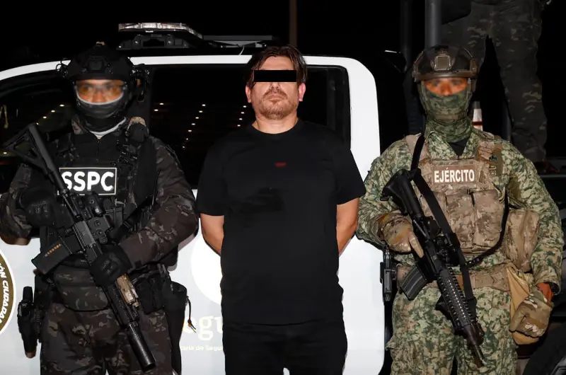 Detienen a ‘El Peli’, presunto operador de ‘Los Chapitos’, junto con tres personas en Mazatlán