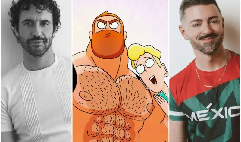 Jordan Firstman y Matteo Lane, las voces de Jim Queen en Estados Unidos