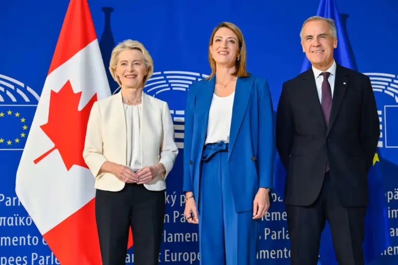 Von der Leyen ofrece a Canadá ser el primer miembro asociado de la UE ante el repliegue de EE UU