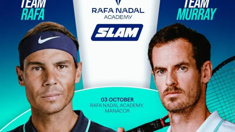 Nadal y Murray volverán a compartir cancha después de 10 años de su último enfrentamiento