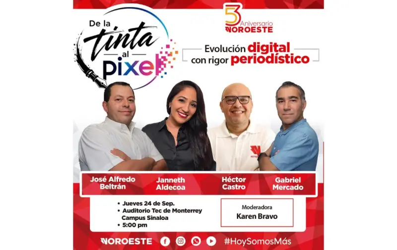 De la tinta al pixel: Noroeste reunirá a periodistas para hablar sobre los retos de la era digital