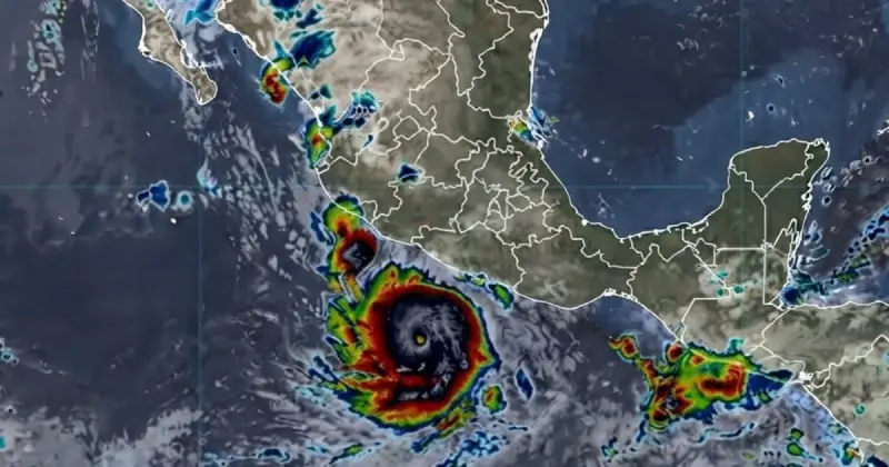 Dejará huracán Polo lluvias fuertes en Morelos y el país