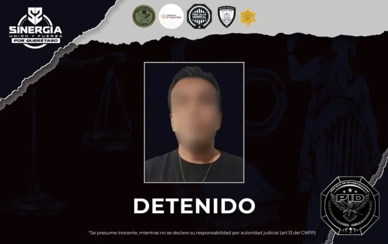 Una persona detenida y material para elaboración de documentación vehicular asegurado en Querétaro