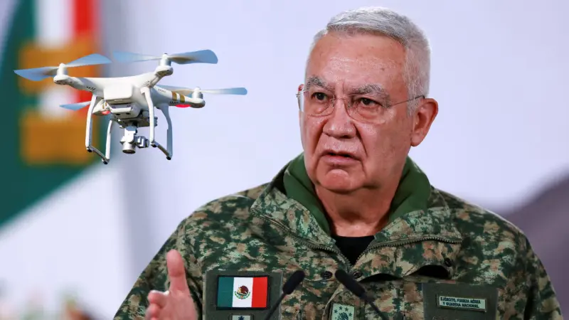 México despliega 800 militares en la frontera con Estados Unidos para detectar drones usados por traficantes de migrantes, una operación que cubre una franja de 5 kilómetros con equipos capaces de inhibir aeronaves hasta 3 kilómetros aunque todavía no rep