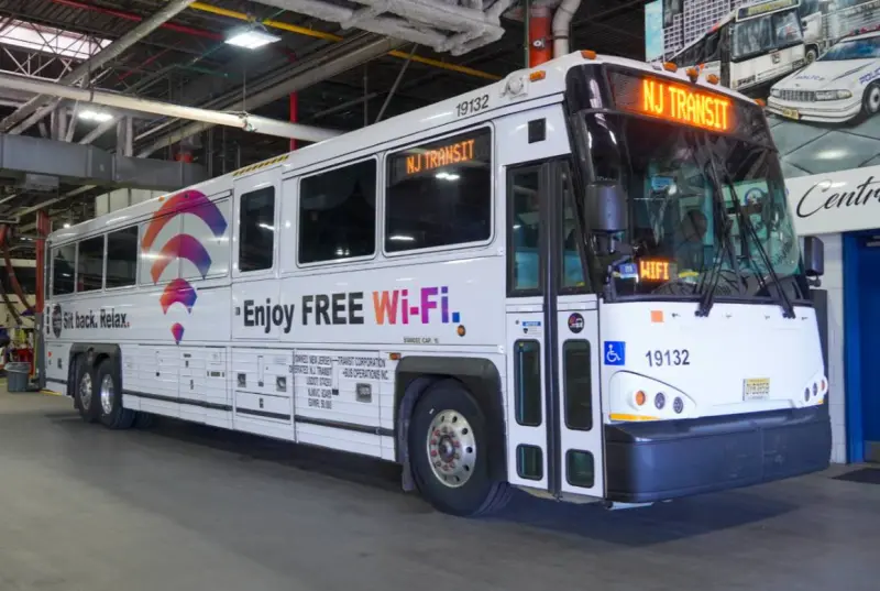 Amplía NJ Transit Wi-Fi gratis y mejora llegada de autobuses