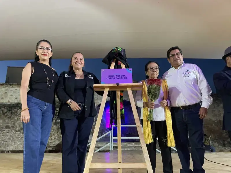 Casa del Faldón nombra su velaria en honor a Aurora Zúñiga