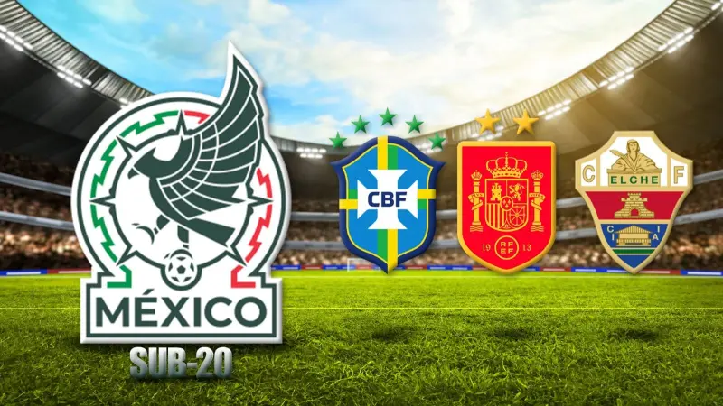 Partidos amistosos de México Sub-20 vs. Brasil, España y Elche: ¿Cuándo juega la Selección?