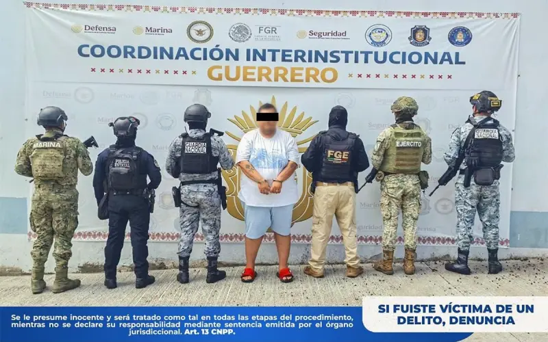 Acapulco: cae presunto líder de célula ligada a Los Amarillos en Coloso