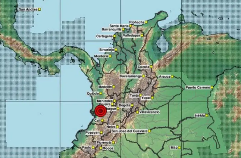 Registran 3 movimientos sísmicos en el Chocó, Colombia 